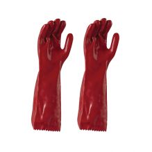 Red PVC 45cm Glove